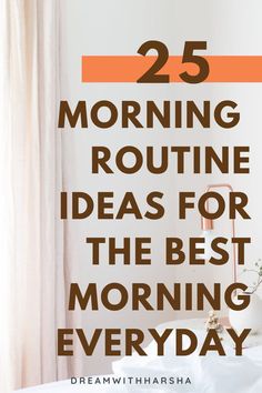 Easy Morning Routine, Morning Routines List, Perfect Morning Routine, Morning Routine Ideas, Best Morning, Routine Ideas, Productive Morning