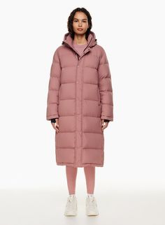 Super World™ THE SUPER PUFF™ LONG | Aritzia US Aritzia Puffer Mid, Super Puff Long, The Super Puff, Puffer Jacket Style, Super Puff, Canadian Winter, Puff Jacket, Easy Shape, Down Puffer Jacket