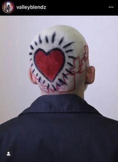 Shaved Hair Dye, Shaved Head Art