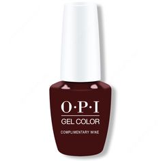 Opi Wine Gel Polish Colors, Como Se Llama Opi, Opi Complimentary Wine, Shades Of Maroon, Regular Nail Polish, Opi Colors, Nail Products, Gel Lacquer, Soak Off Gel