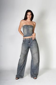 The Jet Jean / G-6 – Revice Models Off Duty, Ss24 Denim Trends, Low Waisted Jeans Y2k, Low Rise Jean, Looks Jeans, Jeans Wide, Premium Jeans, Baggy Pant, How To Pose