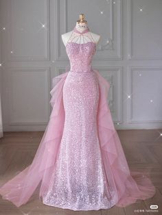 Pink Dress For Birthday, Creative Prom Dresses, Enchanted Gown, Dress Impress, Metal Concert, Baju Kahwin, Feminine Urge, Hot Prom Dress, Fantasy Clothes