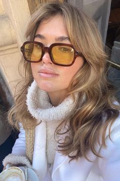 Matilda Djerf Sunglasses, Matilda Djerf Selfie, Matilda Djerf Glasses, Matilda Djerf Jewelry, Djerf Style, Glasses Inspo, Sunglasses For Your Face Shape, Homemade Perfume, Sunglasses Outfit