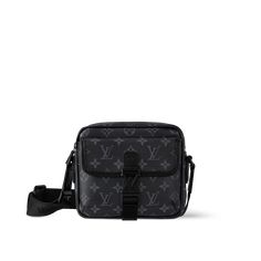 LOUIS VUITTON® - Getaway Messenger - Eclipse Louis Vuitton Sac, Micro Bags, Louis Vuitton Official Website, Trunk Bag, Canvas Crossbody Bag, Silver Jewelry Fashion, Monogram Bag, Wallet Pouch, Louis Vuitton Official