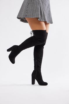 Pretty In Thigh High Boots - Black | Fashion Nova Fashion Nova Models, White Dresses For Women, Fashion Nova Jeans, Shop Maxi Dresses, Thigh High Boots, Womens Loungewear, Thigh Highs, High Boots, Rompers Women