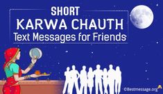 short karwa chauth text messages for friends