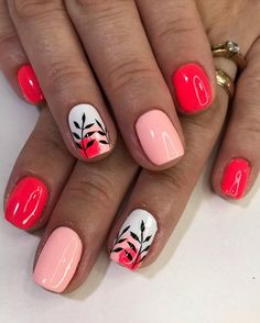 April Nails, Her Nails, Cute Gel Nails, Short Acrylic Nails Designs, Spring Nail, Dipped Nails, Manicure Y Pedicure, Chic Nails