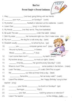 a worksheet with words and pictures on it to describe the past tenses