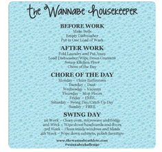 the wannae housekeeper's poster for their upcoming show, before work after work