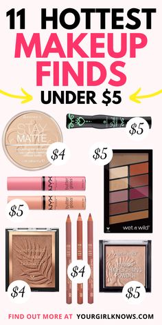 If you are extremely strict on budget, here are some of the best drugstore makeup must haves for you in just $5. Grab these best cheap makeup products for literally no price even though they work like expensive classics! Try them out! Must Have Drugstore Makeup, Budget Friendly Makeup Products, Best Drugstore Makeup 2023, Cheap Foundation Drugstore Makeup