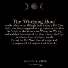 The Magic of the Moon can become yours!    Magical Recipes Online Magical Recipes, Magical Moon, Moon Spells, The Witching Hour, Which Witch, Wiccan Witch