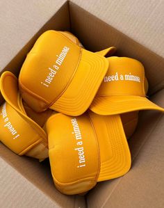 I Need a Mimosa Trucker Hat - Etsy Cheap Team-colored Trucker Hat For Fans, Trendy Trucker Hat, Trendy Yellow Baseball Cap With Visor, Trendy Yellow Visor Baseball Cap, Casual Yellow Baseball Cap For Summer, Trendy Orange Summer Hat, Trendy Summer Bucket Hat Snapback, Trendy Yellow Baseball Cap For Summer, Trendy Yellow Bucket Hat For Summer