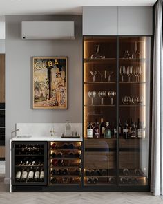 Small Scullery Ideas Layout, Modern Home Bar Designs Luxury, Home Bar Modern, Home Bar Designs Luxury, Wine Cabinet Design, Wine Nook, Wine Room Design, Hangout Space, Home Bar Ideas