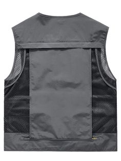 Stay comfortable and stylish during your outdoor activities with our Mens ZipUp Cargo Vest with Flap Pockets. This versatile vest is perfect for hiking, camping, and more. The sleeveless design allows for freedom of movement, while the V-neck collar adds a touch of style. Benefits: Lightweight and breathable material for all-day comfort Multiple flap pockets for convenient storage of essentials Durable polyester lining for added durability Versatile design suitable for various outdoor activities Machine washable for easy care and maintenance Upgrade your outdoor wardrobe with the Mens ZipUp Cargo Vest with Flap Pockets and enjoy the freedom and functionality it provides. Perfect for spring, summer, and fall seasons, this vest is a must-have for any outdoor enthusiast.Material:PolyamideSlee Photography Vest, Outdoor Wardrobe, Men Vest, Vest Design, Cargo Vest, Gym Essentials, Vest Designs, Outdoor Enthusiast, Mens Spring