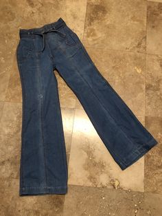 "NOT FOR SALE DO NOT PURCHASE SUPER SUPER RARE - Vintage 1970s N'est Ce Pas Blue Denim \"STAR\" Jeans - Rare Larger Size 11/12 Last photo, as worn by Vannesa Ann Hudgens - Streetstyle.... These amazing Star jeans have sadly been copied & imitated (Stoned Immaculate, Revise etc.) these are authentic Vintage LOVE ROCKS VINTAGE ITEM DETAILS & DESCRIPTION . Star Design on Butt & Front . High Rise . Zip & Button Fly . Matching Belt . Pockets Label: N'est Ce Pas Size: 11/12 - Refer to 70s Inspired High Rise Fitted Jeans, Medium Wash Retro Pants For Fall, Vintage Denim Blue Jeans For Fall, Retro Medium Wash Pants For Fall, Vintage Dark Wash Pants For Fall, Retro Wide Leg Denim Flare Jeans, Retro Wide Leg Flare Jeans, Retro Flare Jeans For Fall, Retro Flared Denim Blue Bottoms