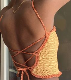 Crochet Swimwear Pattern, Ruffle Crochet, Confection Au Crochet, Crochet Inspo, Creative Idea, Valentines Outfits