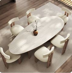 Dining Table Oval Shape, Oval Table Dining Room, Oval Shape Dining Table, Oval Dining Table Decor, Lagos Apartment, Dining Table Shapes, Oval Dining Tables, Oval Wood Dining Table