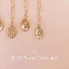 Introducing the December Birth Flower Necklace, a gorgeous addition to our Birth Flower Necklace Collection! This necklace features a beautifully crafted Holly design, the birth flower for December, symbolizing success and celebration. The Holly's leaves are carefully designed to capture the natural beauty, making it an elegant and eye-catching accessory. Whether you're celebrating a special occasion or simply cherishing life's moments, the December Birth Flower Necklace is a timeless reminder t Birth Flower Necklaces, Birth Flower Jewelry, Gold Birth Flower Necklace, Cheap Birth Flower Necklace, Delicate Flower Shaped Birth Flower Necklaces, Gold Flower-shaped Jewelry With Birth Flower Detail, Unique Flower-shaped Birth Flower Necklaces, December Birth Flower, July Birth Flower