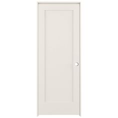 Shaker interior stile and rail pine doors are beautifully crafted and made of solid pine. Available in many styles and finishes, these decorative interior doors will enhance any design scheme and are fashioned for timeless style and long-lasting durability. RELIABILT 32-in x 80-in Solid Core 1-panel Square Left Hand Smooth Primed Pine Wood Flat Jamb Single Prehung Interior Door in White | LO773223 Shaker Interior Doors, Shaker Interior, Solid Wood Interior Door, Craftsman Door, Inside Doors, Prehung Interior Doors, Victorian Door, Pine Doors, Satin Nickel Hardware