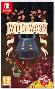 the nintendo wii game wychwood with an image of a rhino and flowers