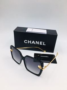 Channel Sunglasses, 70s Sunglasses, Glasses Frames Trendy, Chanel Glasses, Sunglasses Women Fashion, Fashion Eye Glasses