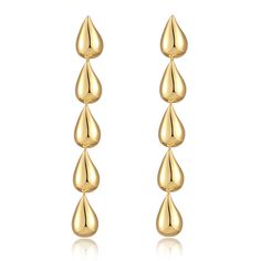 PRICES MAY VARY. 【High Quality Material】Waterdrop earrings come in 14k gold plated alloy. Long lasting bright, nickel free and lead free. Hypoallergenic and suitable for daily wear. 【Perfect Gold Chunky Earrings】The design of these gold waterdrop earrings are simple yet bold enough to be perfect for everyday wear. Long gold earrings sparkles at every angle. 【Gold Statement Earrings】The sizes of these three long waterdrop earrings are 2.7 inches long and 4.4g ,short waterdrop earrings 1.9inches a Gold Chunky Earrings, Waterdrop Earrings, Long Gold Earrings, Chunky Earrings, Gold Dangle Earrings, Gold Statement Earrings, Statement Earring, Long Drop Earrings, Sparkle Earrings