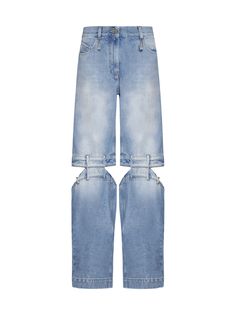 Jeans from The AtticoComposition: ->cotton, 100% | The Attico Women's Jeans in Sky Blue | SS24