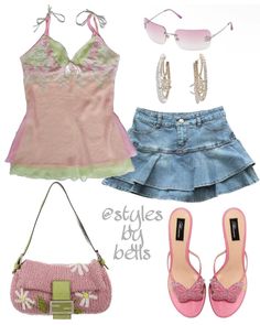 2000s Outfit, Outfits And Accessories, Gyaru Fashion, 2000s Fashion Outfits, Swaggy Outfits, Really Cute Outfits, Clothes And Accessories, 2000s Fashion