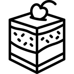 a box with an apple on top and dots around the edges, in black and white