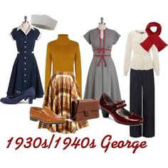 1940s Colors, Nancy Drew Style, Women Outfit Ideas, Forties Fashion, Dapper Day, Barbie Vintage, Nancy Drew, 1930s Fashion