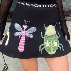 magg’s rags Bug Aesthetic Outfit, Bug Clothes, Bug Aesthetic, Bug Outfit, Bug Fashion, Art On Clothing, Bug Clothing, Ropa Upcycling, Fit Board