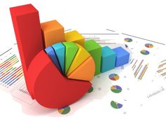 a colorful 3d image of a pie chart with the words k - public on it