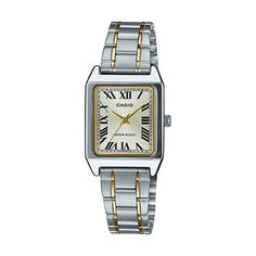 CASIO Quartz Waterproof Womens Analog Watch Casio Classic Watch Women, Waterproof Watch Womens, Womens Casio Watch, Womens Watch Aesthetic, Casio Square Watch, Casio Vintage Watch Woman, Silver Casio Watch, Casio Analog Watch, Casio Gold Watch