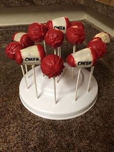 Cheerleader Cake Pops. There are any references about Cheerleader Cake Pops in here. you can look below. I hope this article about Cheerleader Cake Pops can be useful for you. Please remember that this article is for reference purposes only. #cheerleader #cake #pops Cheerleader Cake Pops, Cake Pops Red Velvet, Cheer Cake, Cheerleader Cake, Themed Cake Pops, Pop Cans, Cheer Mom, Themed Cakes, Cake Pops