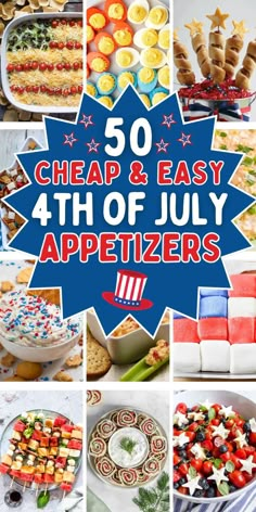 4th of july party food for a crowd Patriotic Appetizers, July 4th Appetizers, 4th Of July Appetizers, July Appetizers, 4th July Food, Patriotic Recipes, Fourth Of July Recipes, 4th Of July Food, Patriotic Food