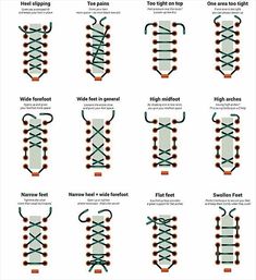 Lacing Up Running Shoes Dry Cleaning Clothes, Clothing Care Symbols, Shoe Lacing Techniques, Ways To Lace Shoes, How To Tie Shoes, Camping Shoes, Fashion Timeline, Basic Shoes, Tie Shoelaces