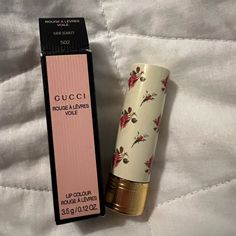 Rouge A Leveres Voile Lip In Shade 502 Eadie Scarlet Gucci Lipstick, Special Event Makeup, Gucci Makeup, Event Makeup, Rose Lipstick, Lipstick Color, Gift List, Lipstick Colors, Makeup Lipstick