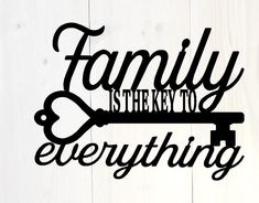 the family is key to everything svg cut file for cricut and silhouette