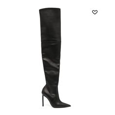 Tom Ford Leather Thigh Boots Never Worn, Minor Scuffs On Bottom From Trying On In The Houuse Authentic Tom Ford Leather Thigh Boots Tom Ford's Boots Align With The Brand's Daring Sensibility. Made From Black Leather That Hits Mid-Thigh, This Black Pair Is Set On A Stiletto Heel And Has A Sleek Pointed Toe. Made In Italy Composition Calf Leather 100% Brand New In Box Size 39.5 Tom Ford Boots, Leather Thigh Boots, Tom Ford Leather, Tom Ford Shoes, Thigh Boots, Thigh Boot, Thigh High Boots, Thigh High, Shoes Heels Boots