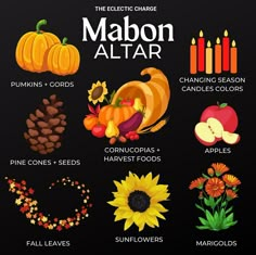 Mabon Crafts Diy, Autumn Altar, Mabon Feast, Mabon Alter