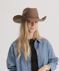 Shane is a show topping western style hat with a brick top crown + an exaggerated upturned brim that modernly elevated + bold. Featuring an attached western leather band to complete the look, this hat is ready to be your everyday go-to style. Men Hats Styles, Western Hat, Travel Hat, Western Hats, Western Leather, Felt Hat, Hat Band, Kids Hats, Custom Hats