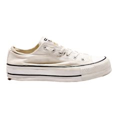 CONVERSE Chuck Taylor All Star 2018 Platform Trainers White Canvas Womens UK 7.5 All Star Platform, Platform Trainers, Wholesale Shoes, Converse Chuck Taylor All Star, Professional Cleaning, Beauty Bag, Chuck Taylor All Star, White Canvas, Shoes Trainers