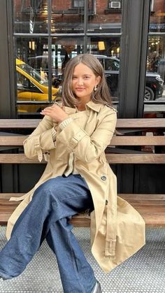 Ruby Lyn, Yellow Trench Coat, Abercrombie Girls, Autumn Fits, 2024 Style, Fall 24, 90s Fashion Outfits, Stockholm Fashion, Winter Fits