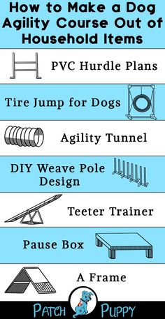 how to make a dog agility course out of household items info sheet for dogs