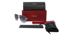 Cartier - Panthere Aviator ESW00095 sunglasses | Free Shipping - Designer Eyes