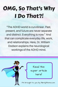 Great slideshow by ADDitude Magazine that explains why individuals with ADHD procrastinate, get easily overwhelmed, struggle to be organized, and more! Learning Disorder, Be Organized, Attention Deficit, Psychology Facts, Emotional Health, Psychology, Coaching, Mindfulness, Science