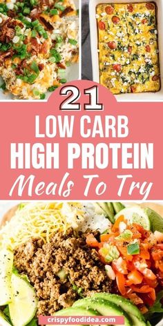 low carb high protein meals to try with the help of this post - workout plan