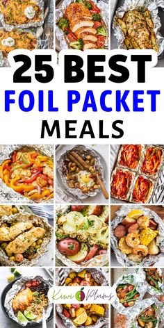 Looking for an easy summer dinner recipe? Try these delicious and healthy foil-packet meals! Whether you're cooking in the oven, on the grill, or over a campfire, we've got you covered with foil packet recipes for every occasion. From foil-packet chicken and fish recipes to foil-packet potatoes, there's something for everyone. Impress your friends and family with these foil packet dinners, perfect for camping or a summer BBQ. Get creative with foil packet hobo dinners or shrimp foil packets. Grill Foil Packet Meals, Meals On The Grill, Grilled Foil Packets