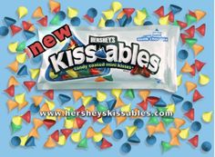 the new kissables candy is on display