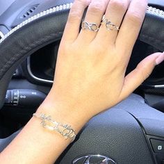 Joy added a photo of their purchase Infinity Tattoo, Charm Bracelet